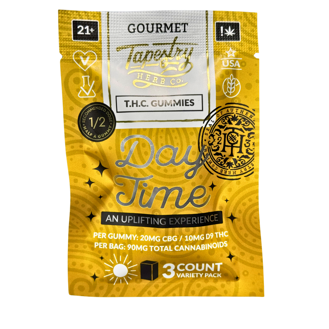 Tapestry Herb Co. | THC Gummies | 120mg | 3 Count / Daytime
